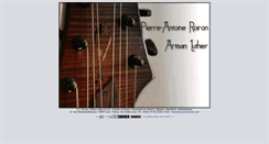 Desktop Screenshot of guitares-roiron.com